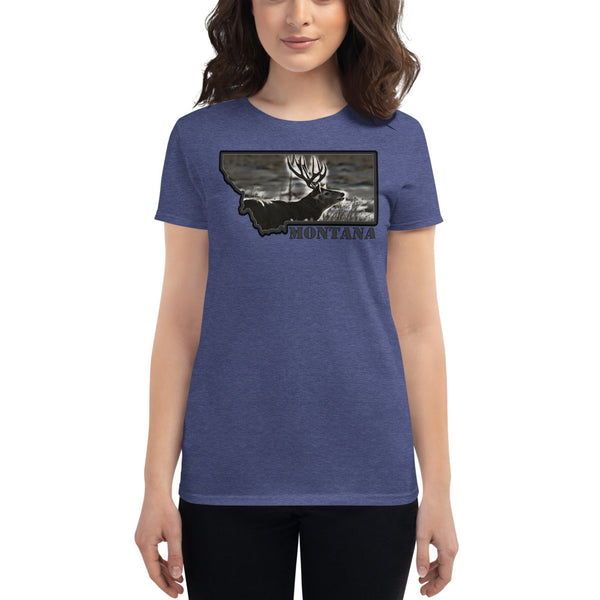 Montana Mule Deer Women's T-Shirt