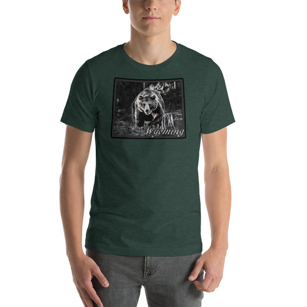 Wyoming Bear Hunting Short-Sleeve T-Shirt