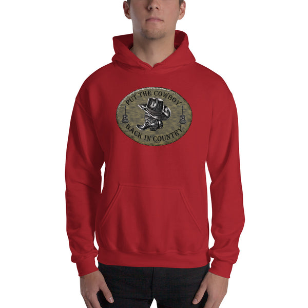 Country Music Cowboy Hooded Sweatshirt