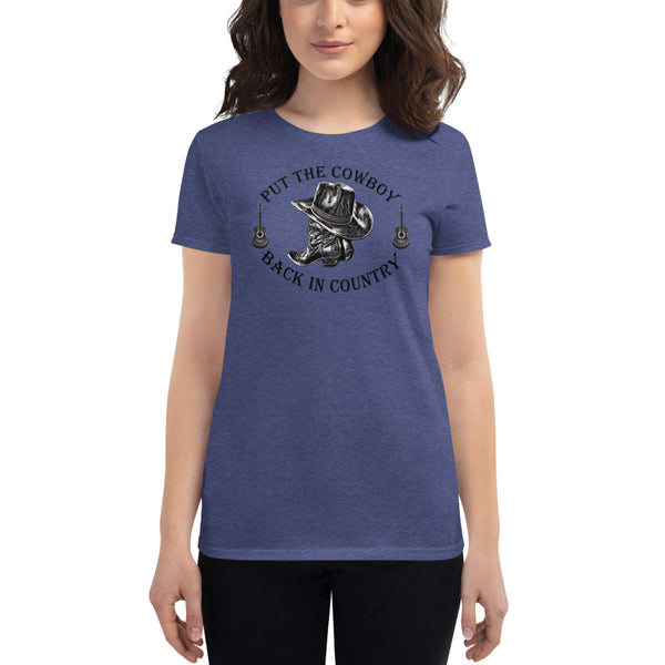Country Music Women's Cowboy T-Shirt