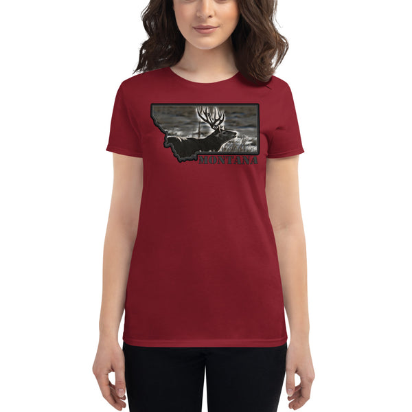 Montana Mule Deer Women's T-Shirt