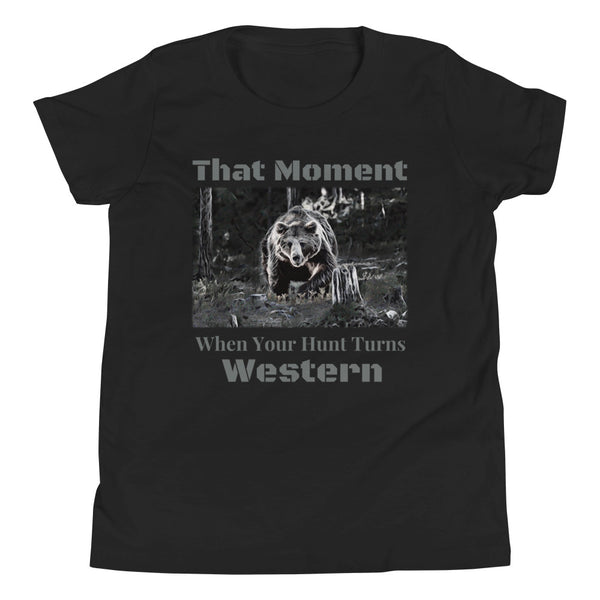 Bear Hunting Youth Short Sleeve T-Shirt