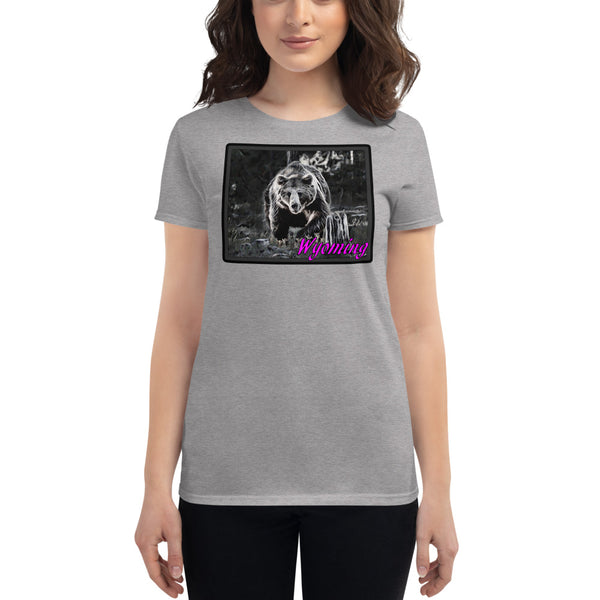 Wyoming Bear Women's Short Sleeve T-Shirt