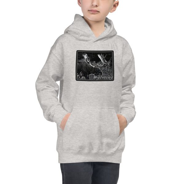 Wyoming Moose Youth Hoodie