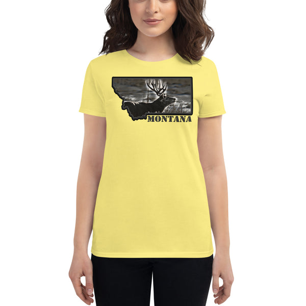 Montana Mule Deer Women's T-Shirt