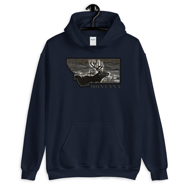 Montana Mule Deer Hooded Sweatshirt