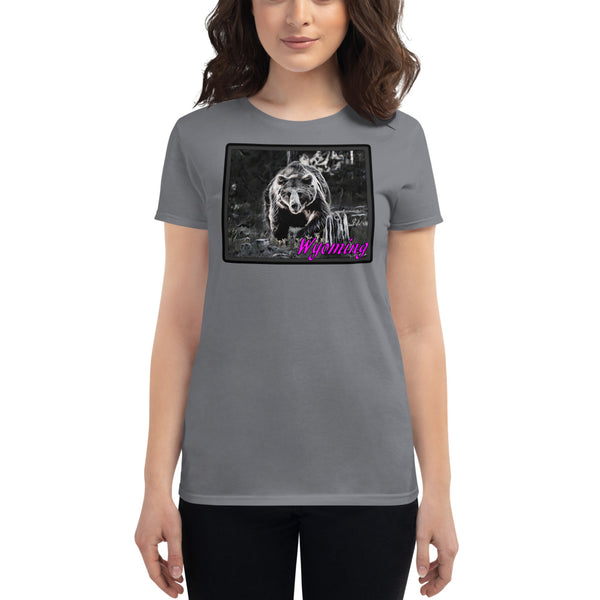 Wyoming Bear Women's Short Sleeve T-Shirt