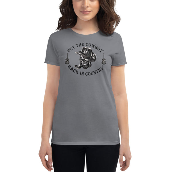 Country Music Women's Cowboy T-Shirt