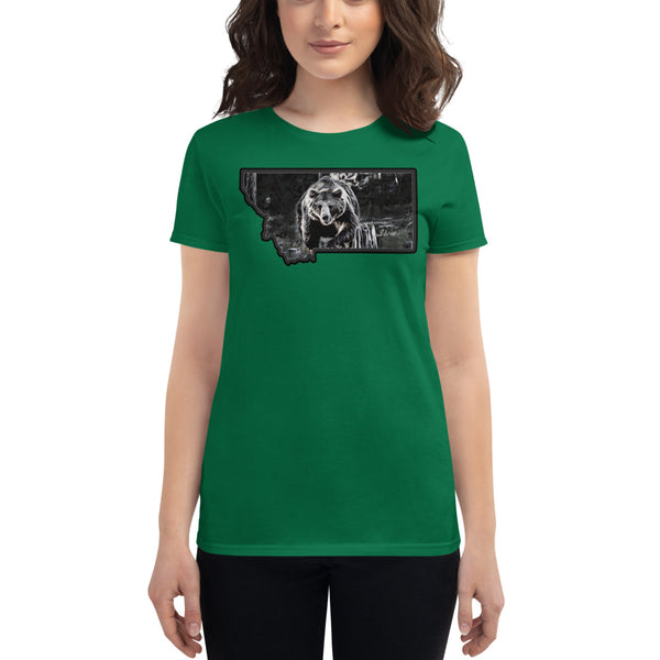 Montana Bear Women's Short Sleeve T-Shirt