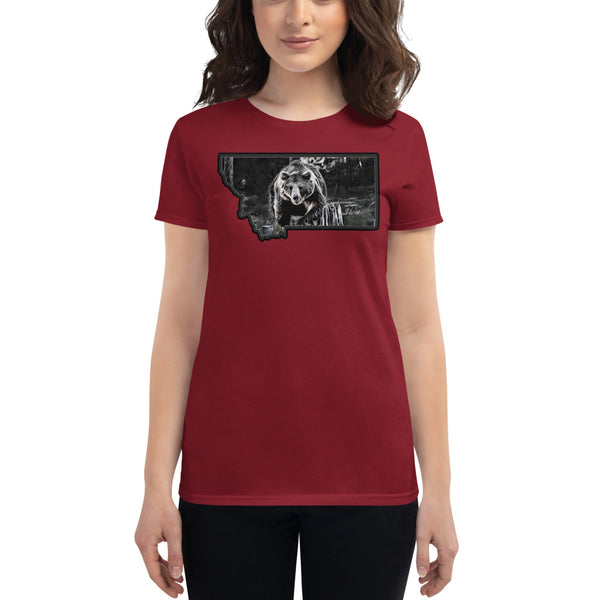 Montana Bear Women's Short Sleeve T-Shirt
