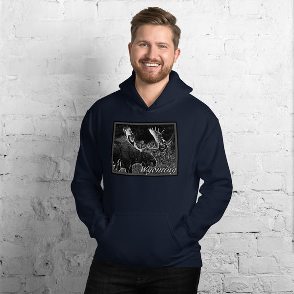 Wyoming Moose Hoodie