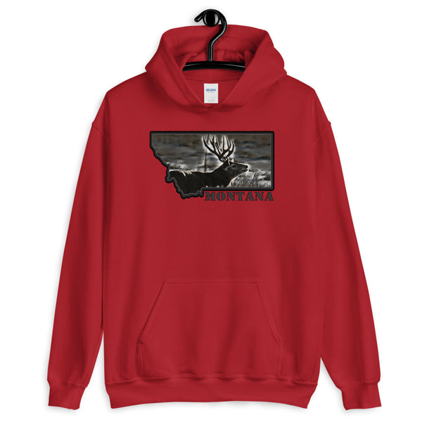 Montana Mule Deer Hooded Sweatshirt