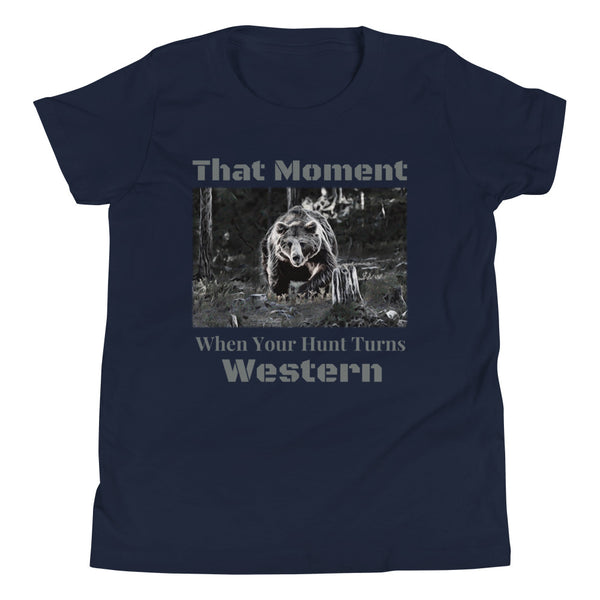 Bear Hunting Youth Short Sleeve T-Shirt