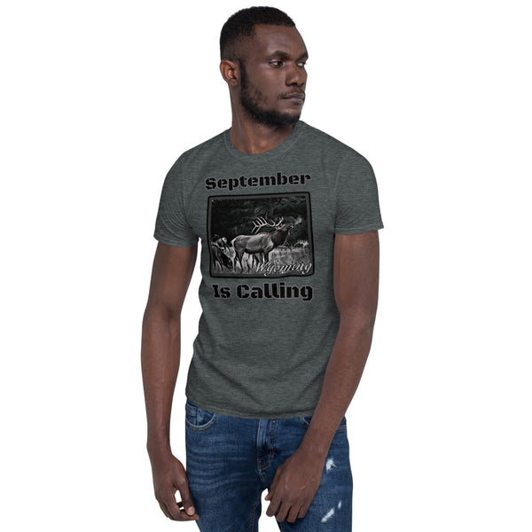 Wyoming Elk Hunting Short-Sleeve T-Shirt