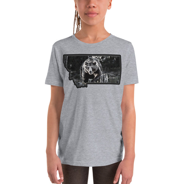 Montana Bear Youth Short Sleeve T-Shirt
