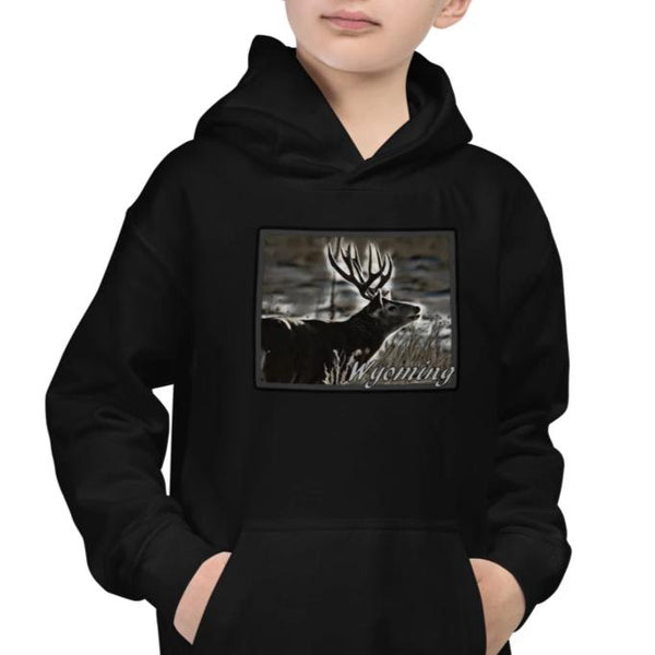 Wyoming Mule Deer Youth Hoodie