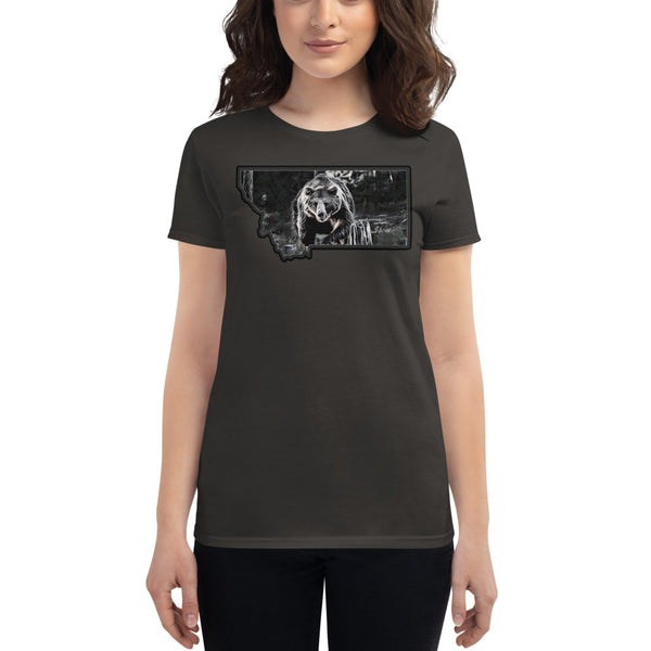 Montana Bear Women's Short Sleeve T-Shirt