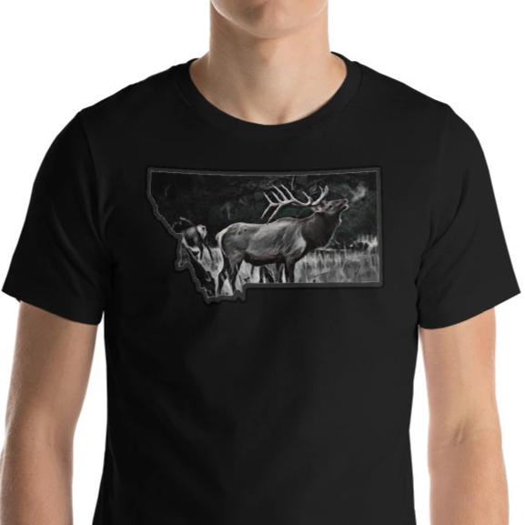 Montana Elk Hunting T-Shirt