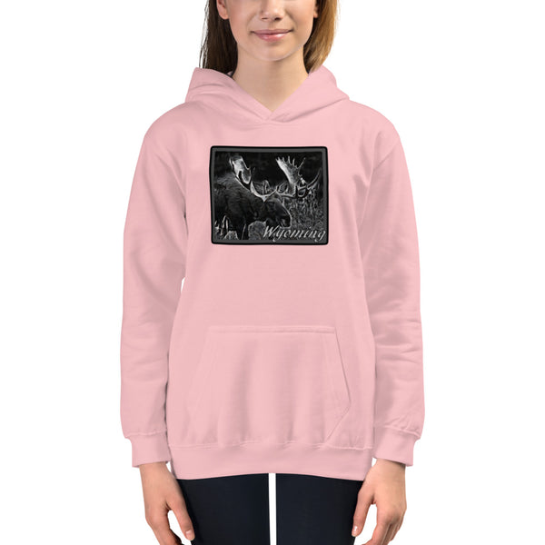 Wyoming Moose Youth Hoodie