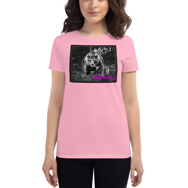Wyoming Bear Women's Short Sleeve T-Shirt
