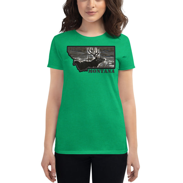 Montana Mule Deer Women's T-Shirt