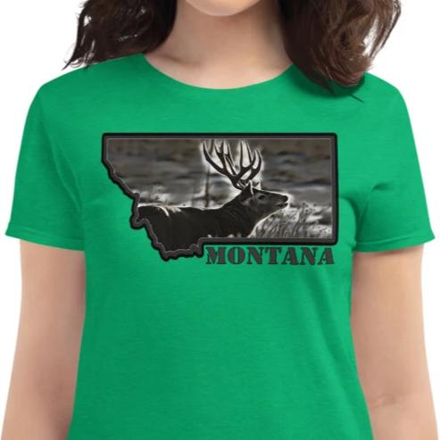 Montana Mule Deer Women's T-Shirt