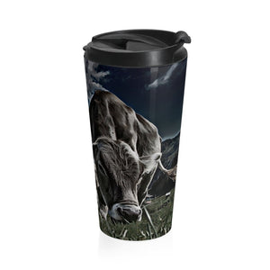 Cow travel mug makes great farm animal coffee mug