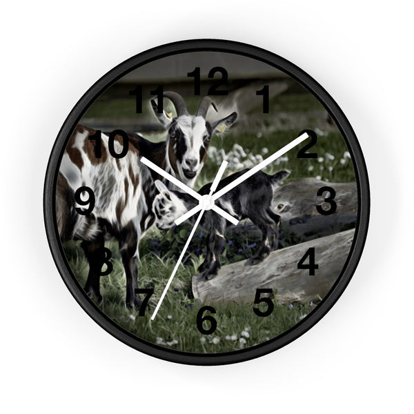 Cutest goat wall clock perfect modern farmhouse decor