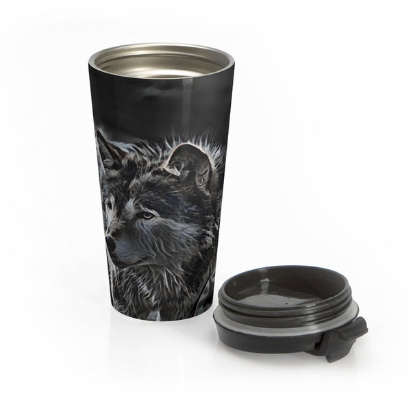 Wolf coffee cup