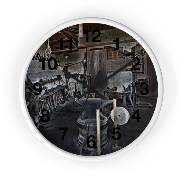 Blacksmith Forge Wall clock