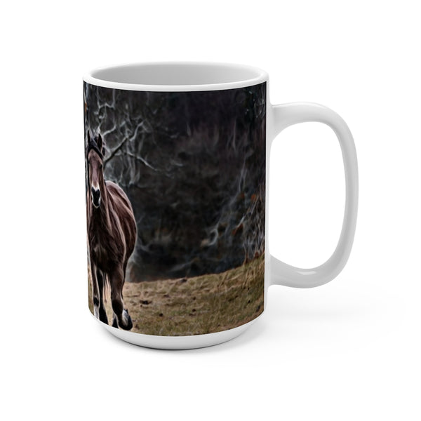 Horses Coffee Mug 15oz