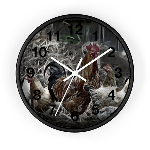 Rooster wall clock perfect modern farmhouse decor
