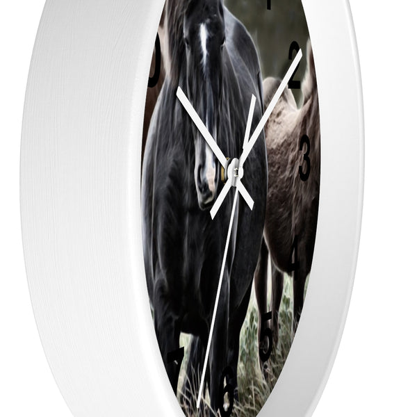 Horse wall clock perfect for any farm house