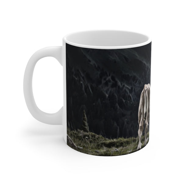 Cows In Mountains Coffee Mug
