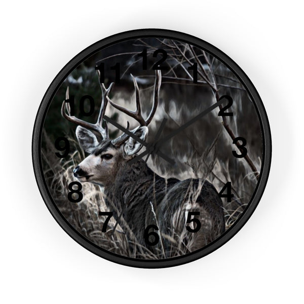 mule buck wall clock perfect for your rustic home