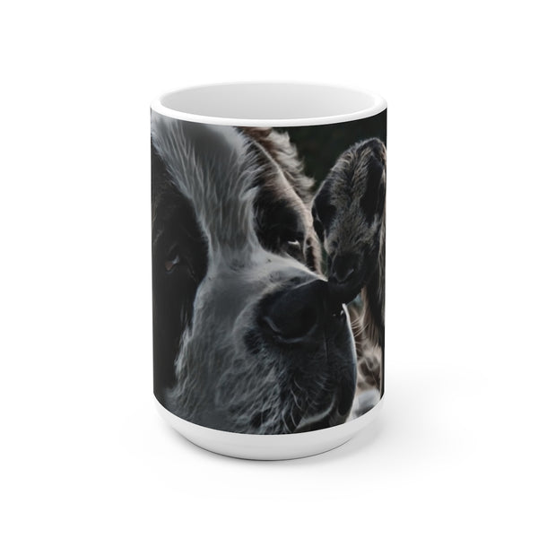 Goat and Dog Coffee Mug