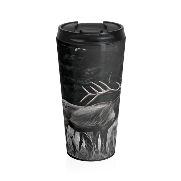 Colorado elk hunting travel coffee mug