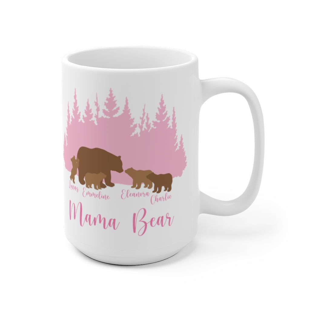Mama Bear and Papa Bear Handmade Mugs