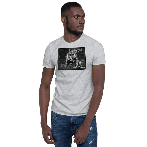 Wyoming Bear Short-Sleeve T-Shirt