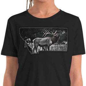Montana Elk Youth Short Sleeve T-Shirt