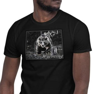 Wyoming Bear Short-Sleeve T-Shirt