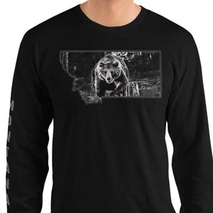 Montana Bear Hunting Long Sleeve T-Shirt