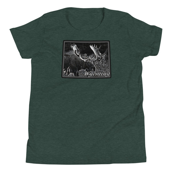 Wyoming Moose Youth Short Sleeve T-Shirt