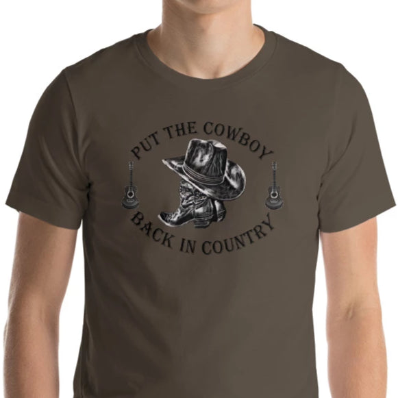 Country Music Cowboy T-Shirt