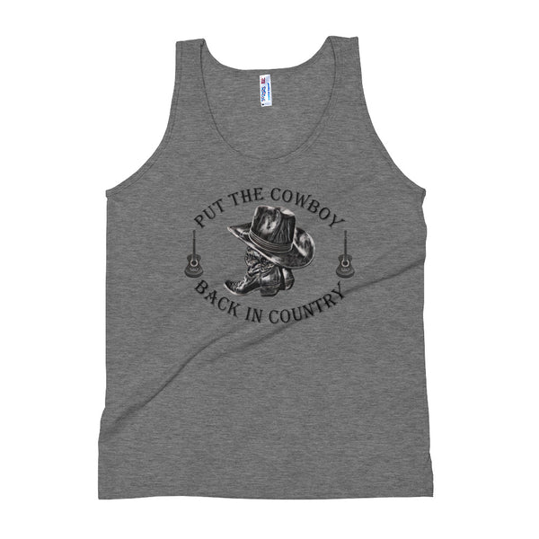 Country Music Cowboy Tank Top