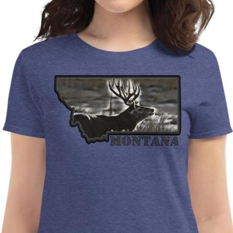 Montana Mule Deer Women's T-Shirt