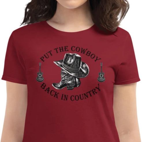 Country Music Women's Cowboy T-Shirt