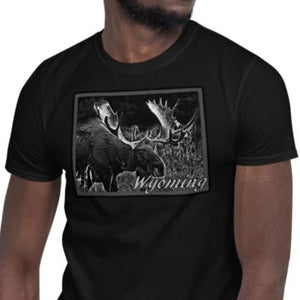 Wyoming Moose Short-Sleeve T-Shirt