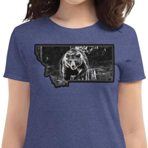 Montana Bear Women's Short Sleeve T-Shirt