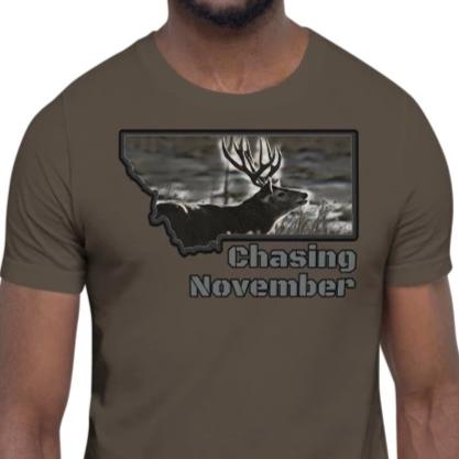Montana Mule Deer Hunting T-Shirt